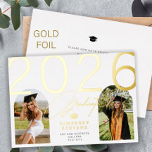 Graduate arch photo elegant 2026 graduation