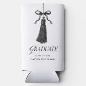 Graduate Black Bow Tassel Graduation Gift  (Achterkant)