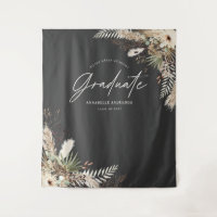 Graduate favor pampa's eucalyptus elegant zwart