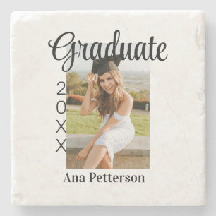 Graduate foto moderne klassieker toevoegen jaar na stenen onderzetter