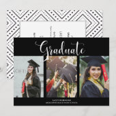 Graduate Graduate - Photo Party Invitation (Devant / Derrière)