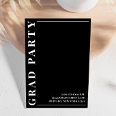 Graduate moderne minimaliste Modèle photo Bold