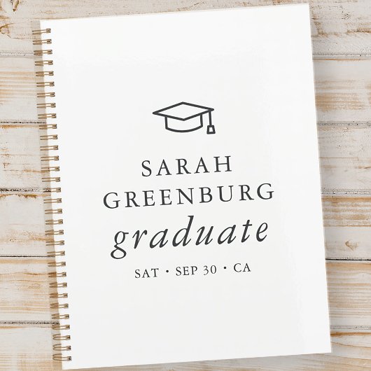 Graduate Moderne Minimaliste Simple Chic Graduatio