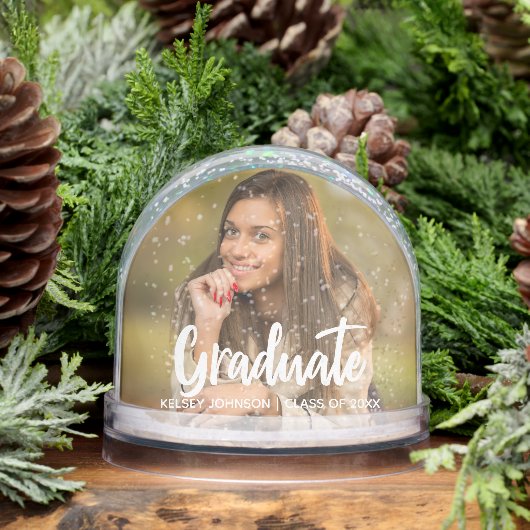 Graduate Photo Bold Script Custom Graduation (Hiver)