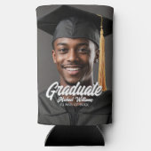 Graduate Photo Bold Script Graduation Party Favor (Achterkant)
