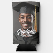 Graduate Photo Bold Script Graduation Party Favor (Voorkant)