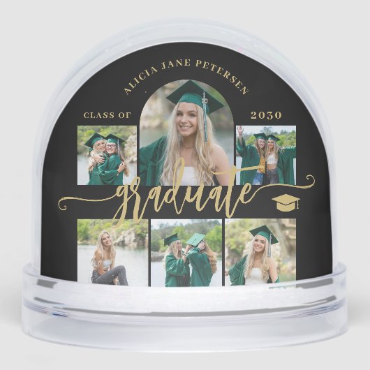 Graduate photo collage gold script class of year (Avant)