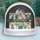 Graduate photo collage gold script class of year