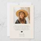 Graduate Rétro Arch de crème Faire-part de graduat