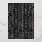 Graduate Script Graduation Photo Foil Invitation (Verso)