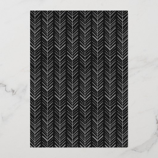 Graduate Script Graduation Photo Foil Invitation (Verso)