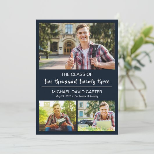 Graduate University 2023 Parti Faire-part (Debout devant)