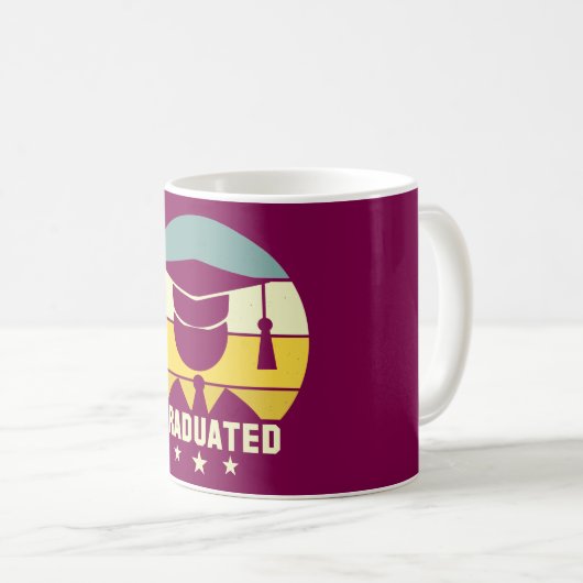 Graduated Celebration Graduation Coffee Mug (Devant droit)