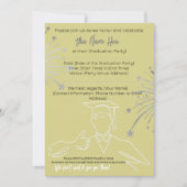 Graduatei feest afstudeer viering universitaire gr kaart (Voorkant)