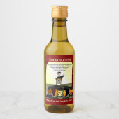 Graduates Flat Card Wijn Etiket (Voorkant)