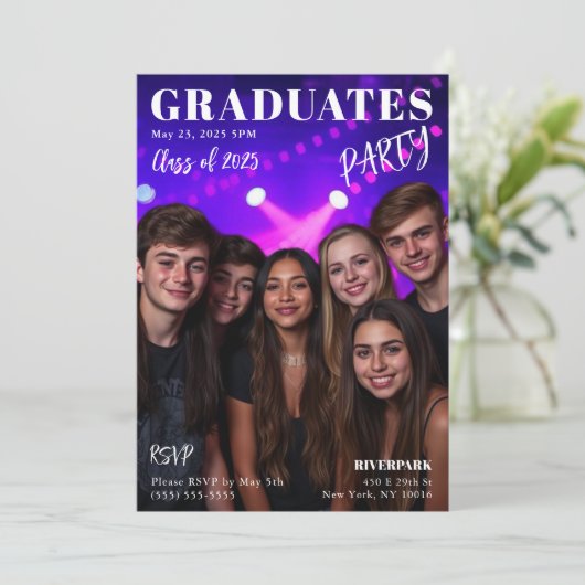 Graduates Magazine Hoesje Kaart (Staand voorkant)