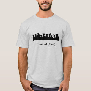 Graduates Silhouettes Tshirt past het jaar aan!