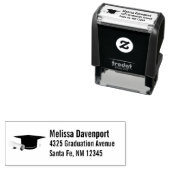 Graduatie Cap en Diploma Zelfinktende Stempel (In situ)