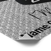 Graduatie Cap Tassel ik maakte het grappige Poster (Hoek)