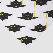 Graduatie Caps Patroon Tissuepapier (Detail)