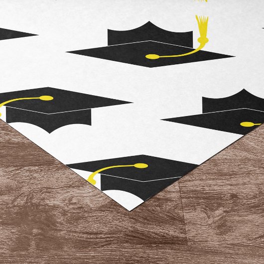 Graduatie Caps Patroon Tissuepapier