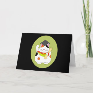 Graduatie Maneki Neko Kaart