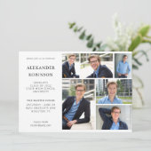 Graduatie Partij Modern 6 Foto V2 Kaart (Staand voorkant)