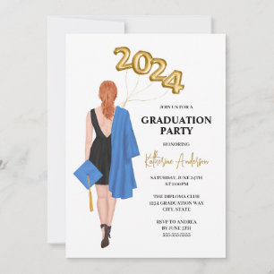 Graduatie Party Invitation Kaart