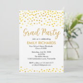 Graduatie Party Invitation Kaart (Staand voorkant)