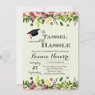 Graduatie Party Invitation Kaart