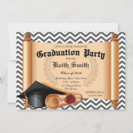 Graduatie Party Invitation Kaart