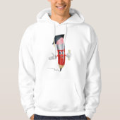 Graduatie Potlood Karakter met Diploma Hoodie (Voorkant)