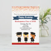 Graduatie-uitvindingen - Kute Kindergarten Kaart (Staand voorkant)