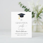 Graduatie van de begrotingspartij Afstuderen Pet (Staand voorkant)