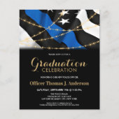 Graduatie van de begrotingspolitiek Thin Blue Line (Voorkant)