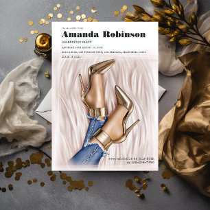 Graduatie van Glam Chic Mode Show Kaart