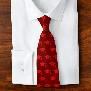 Graduatierode dopper pictogram patroon vet eenvoud stropdas