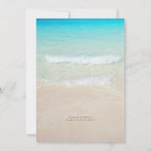 Graduaties Strand Zeester Foto Sjabloon Kaart (Achterkant)