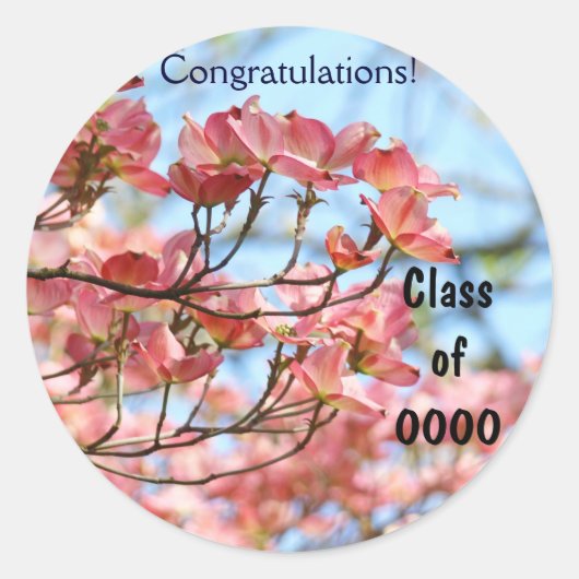 Graduating Class of stickers Gefeliciteerd Afstude (Voorkant)