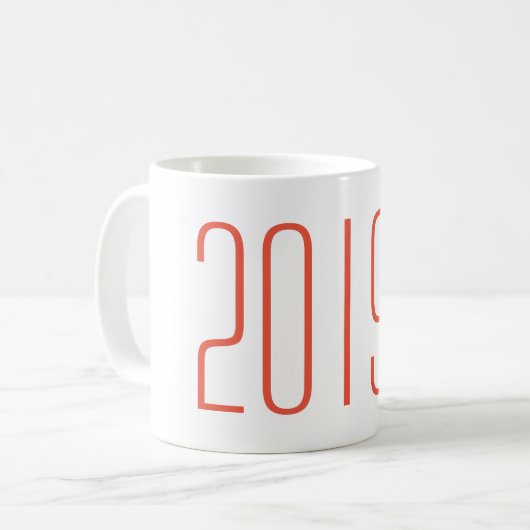 Graduating Senior Coffee Mug - Classe de 2019 (Devant gauche)