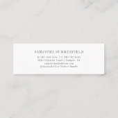 Graduation 2023 Nom Carte Script Moderne (Dos)