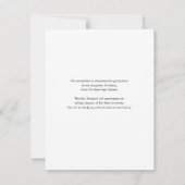 Graduation 2024 Script Photo Grad Faire-part (Dos)