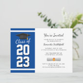 Graduation 2024 Simple Grad Party Invitation (Debout devant)