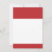 Graduation 2024 Simple Red White Party Invitation (Dos)