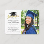 Graduation 2025 Grad Photo Mini Party Invitation (Devant)