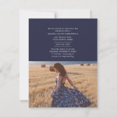 Graduation 2025 Modern Photo Collage Faire-part (Dos)