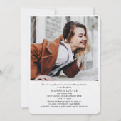 Graduation 2025 Multi Photo Faire-part (Dos)