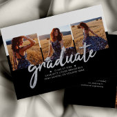 Graduation 2025 Photo Collage Faire-part