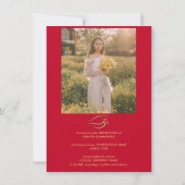 Graduation 2025 Photo Collage Grad Faire-part (Dos)