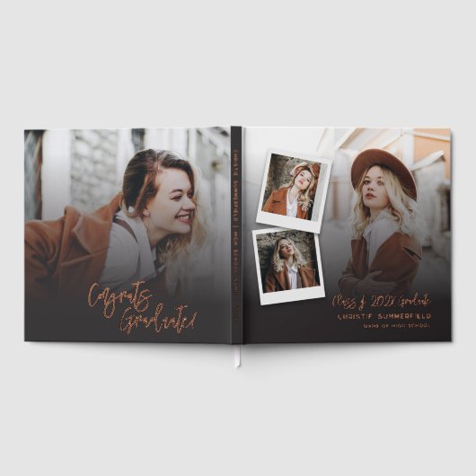 Graduation 2025 Photo Collage Script Rose Gold (Complet)